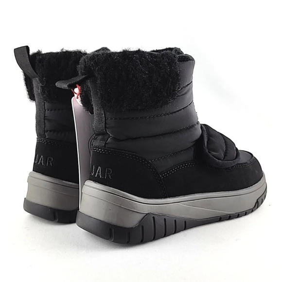 PAJAR Youth Black Winter Waterproof Boots Velcro Insulated Rated -30c Size US 1 - Picture 6 of 15